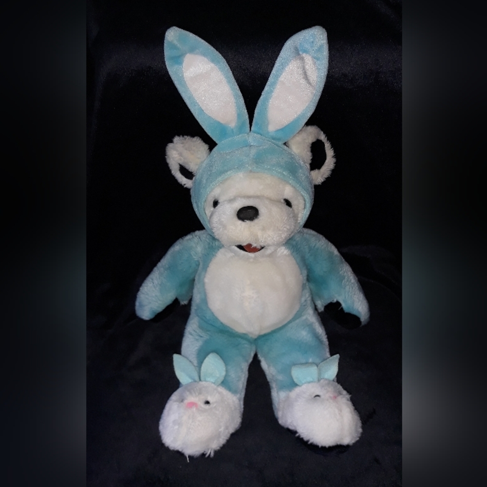 Grateful Dead Bean Bear Plush "Bluehale"  Blue Rabbit 12/12/78